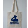Budget Calico Tote Bag Budget Calico Tote Bag Thumbnail